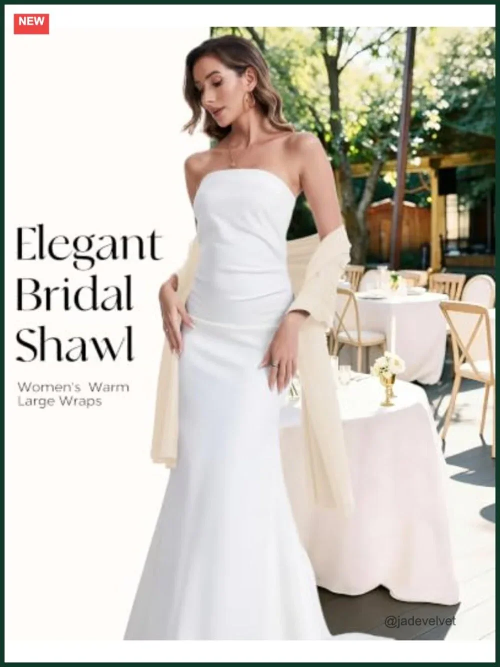 Women's Oversized Cashmere-Like Pashmina Shawl Wrap Winter Bridal Wedding